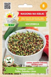 Kiełki Soczewica nasiona 20 g zdjęcie 1