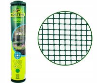 NORTENE Siatka SQUARE oczko 10mm Plastikowa ZIELONA 0,5x5m
