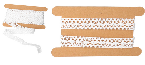 KORONKA BAWEŁNIANA KLOCKOWA BIAŁA 4M 1,7CM na Arena.pl