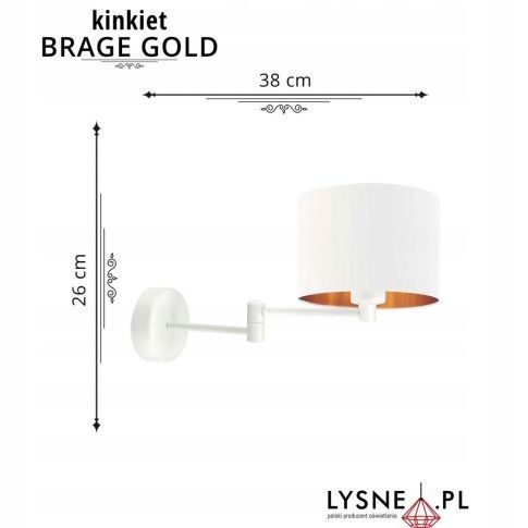 Kinkiet BRAGE GOLD na Arena.pl