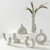 Ceramiczny wazon dekoracyjny w stylu nordyckim B