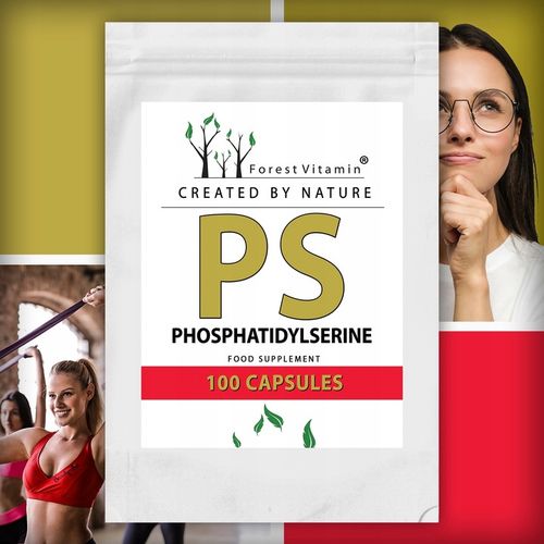 Fosfatydyloseryna 100mg 100kaps PAMIĘĆ NAUKA KONCENTRACJA NOOTROPIK na Arena.pl