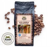 Kawa KOLUMBIA niskodrażniąca 1kg ziarnista 100% Arabika Specialty Medellin