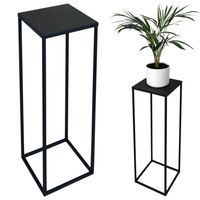 Nowoczesny Kwietnik Loft CZARNY SIMPLE 12 033/K-12-1P-70C