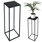 Nowoczesny Kwietnik Loft CZARNY SIMPLE 12 033/K-12-1P-70C