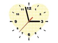 30X30CM ZEGAR SERCE GWIAZDKI OBRAZ DREWNO