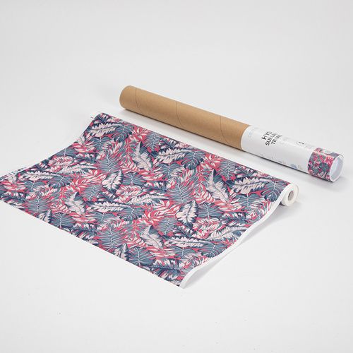 Folia do hydrosublimacji Craft Express - Red/Blue Tropic Leaves na Arena.pl
