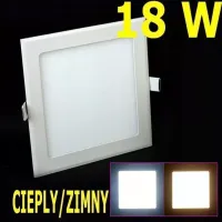 PANEL LED 18W PLAFON SUFITOWY ZIMNY/CIEPŁY W-WA