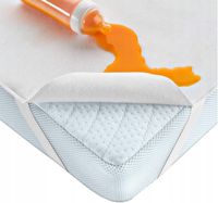 Ochraniacz na materac 100x200 Podkład WODOODPORNY Gumki Narożne Nakładka