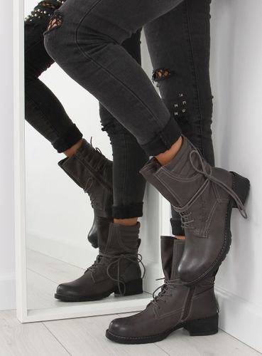 Botki glany szare 9560 GREY - 37 na Arena.pl