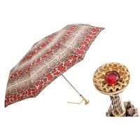 Luksusowy Parasol Pasotti Wzór Węża Kryształ Handmade Włochy