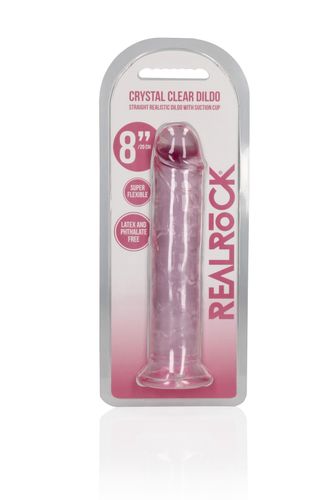 Straight Realistic Dildo With Suction Cup - 8'' / 20 na Arena.pl