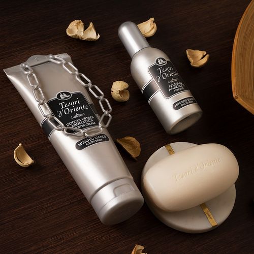 Tesori D`oriente Mydło W Kostce Muschio Bianco 125 na Arena.pl