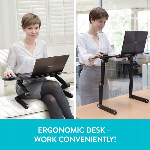 WonderWorker Einstein stolik pod laptopa aluminium na Arena.pl