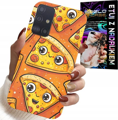 ETUI DO SAMSUNG GALAXY M31S - SŁODKIE UŚMIECHNIĘTE PIZZE CASE + SZKŁO na Arena.pl
