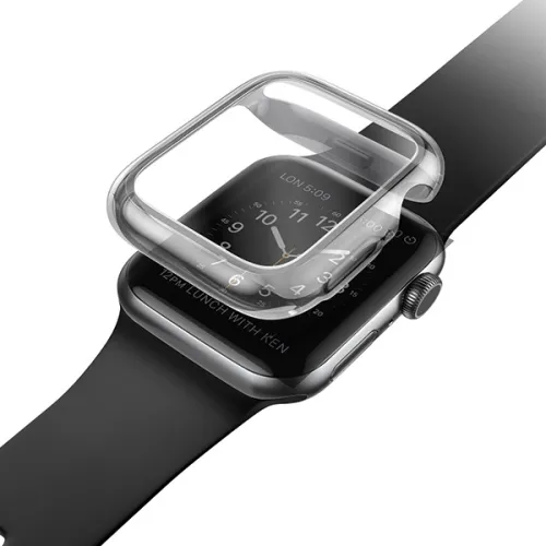 Etui Uniq Garde na Apple Watch 4/5/6/SE 44mm - szare na Arena.pl