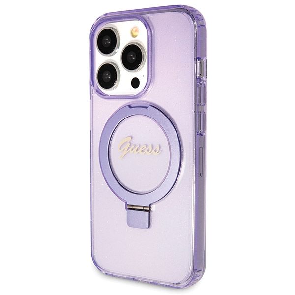 Etui Guess do iPhone 14 Pro, Fioletowy, MagSafe zdjęcie 2