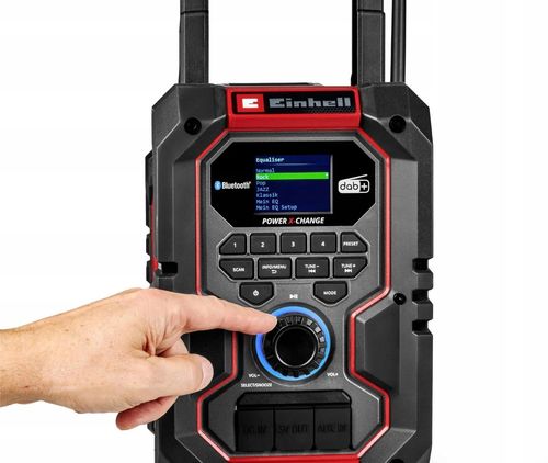 Radio FM DAB budowlane AKUMULATOROWE Bluetooth AUX IP65 pyłoszczelność USB na Arena.pl