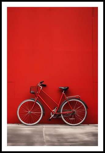 Plakat 53x81cm Czerwony Rower na Arena.pl