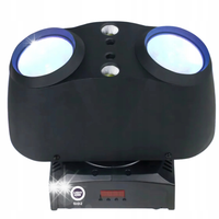 MULTIEFEKT ŚWIETLNY LED 4w1 RGBW LASER STROBOSKOP OŚWIETLENIE DISCO +PILOT