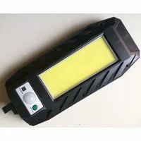 Latarnia Uliczna Solarna 150W Cob, Z Pilotem, Czujnikiem Ruchu I Zmierzchu