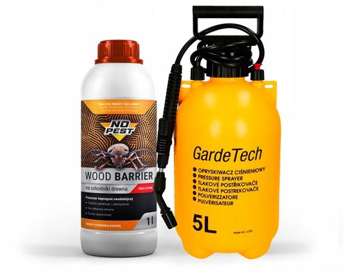 ŚRODEK PŁYN PREPARAT NA KORNIKI SPUSZCZELE KOŁATKI 1L + OPRYSKIWACZ 5L na Arena.pl