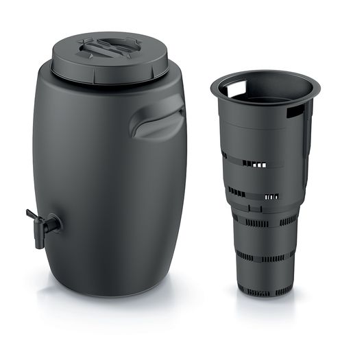 Zbiornik na nawóz ogrodowy COMBIOLIQ 55 l. z kranikiem, Czarny na Arena.pl