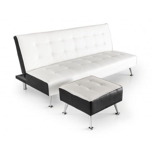 Sofa leather white-black SP7035 na Arena.pl