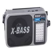 Radio kuchenne przenośne budowlane na baterie antena retro