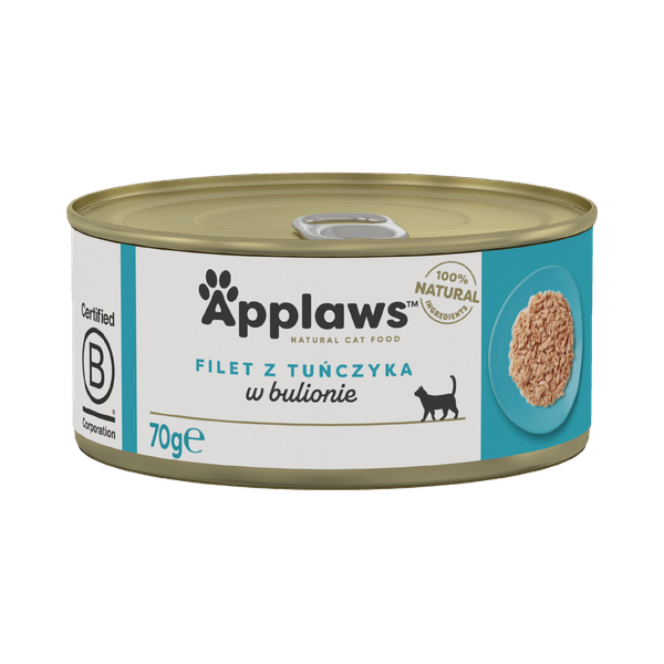 APPLAWS Tuna Fillet In Broth 70g zdjęcie 1