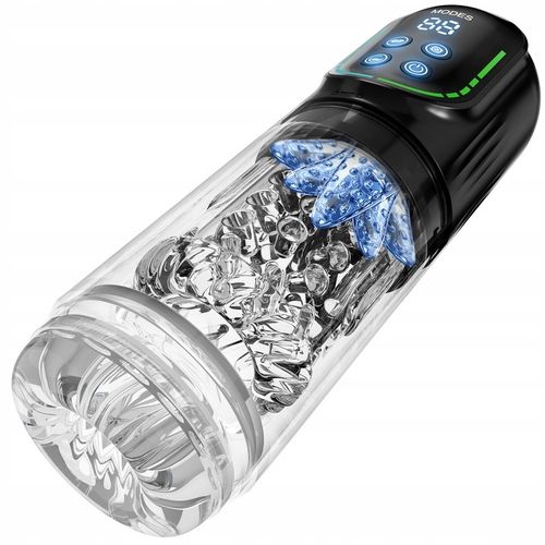 masturbator męski z 3 pompkami i 7 ruchami obrotowymi, wibrujący i ssący na Arena.pl