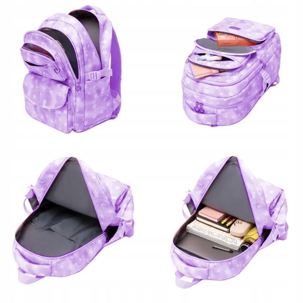 PLECAK SZKOLNY TORNISTER TOREBKA PIÓRNIK ZESTAW MŁODZIEŻOWY POJEMNY zdjęcie 9