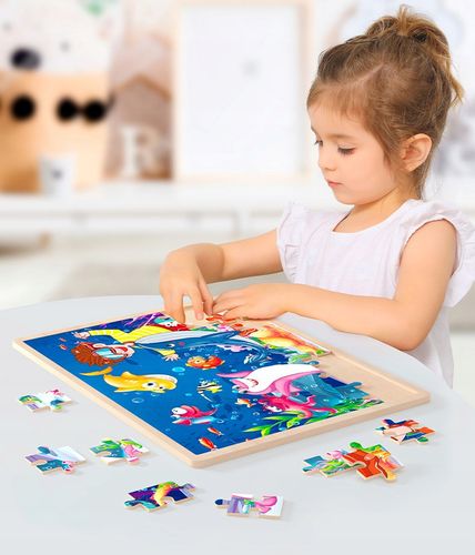 puzzle drewniane kosmos jhtoy-994 na Arena.pl