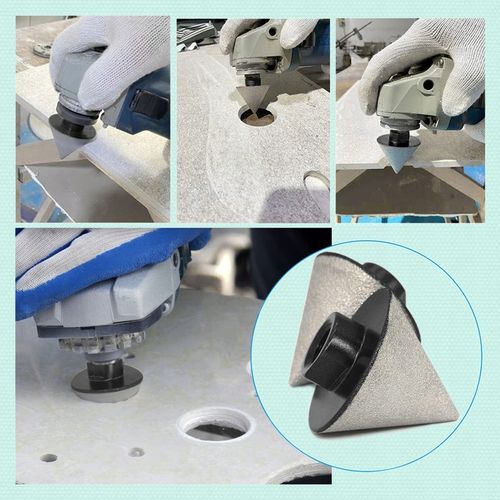 STOŻEK DIAMENTOWY FREZ 2-50 MM STOŻKOWY M14 GRES GLAZURA GRANIT MARMUR na Arena.pl