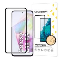 szkło hartowane 9h na ekran samsung galaxy a35 z czarną ramką