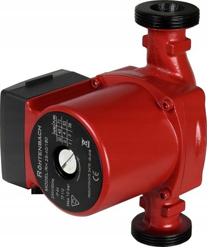 POMPA CYRKULACYJNA OBIEGOWA RÖHTENBACH RH 25-40/180 3 BIEGOWA MOCNA WYDAJNA na Arena.pl