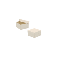 Opakowanie 120x120x70mm - szampański, karton ozdobny