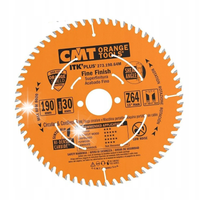 CMT Piła tarcza do drewna cięcie poprzeczne 190x30 mm 64Z 273.190.64M