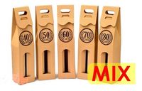 Pudełko kartonowe  na alkohol 39 x 9 x 9 cm - 5szt.   R0Smix2szare