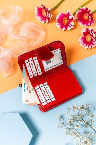 klasyczny, elegancki portfel damski na zatrzask i suwak - lorenti na Arena.pl