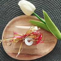 NASZYJNIK Z LITERKĄ LITERKA M PANCERKA SREBRO pudełko łańcuszek srebrny