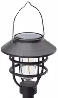 Lampa ogrodowa solarna w stylu retro wbijana lub wisząca 37,5 Ø10 cm