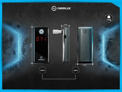 Alkomat PROMILER AL 5500 darmowy serwis 12 m-cy + kamizelka na Arena.pl