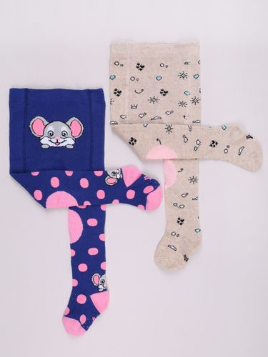 Rajstopy dziewczęce dziecięce do raczkowania 3xABS 2PAK 74-80 YOCLUB na Arena.pl