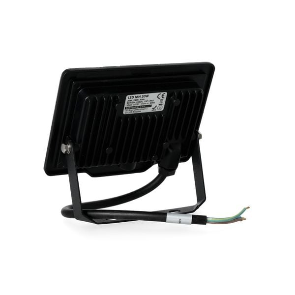 Praktyczny projektor oświetleniowy TOKIO 20W czarny barwa zimnobiała zdjęcie 3