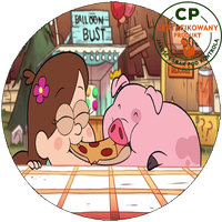Opłatek na tort Wodogrzmoty Małe/Gravity Falls