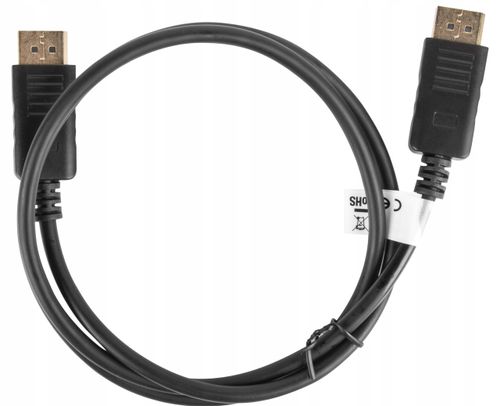 KABEL DISPLAYPORT 4K UHD Przewód DP 1m 100%CU GOLD na Arena.pl
