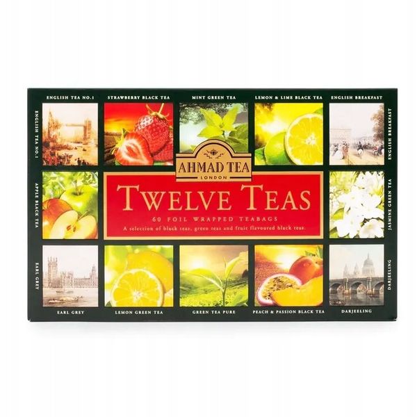 Zestaw herbat 12 smaków Ahmad Tea 60 szt zdjęcie 2
