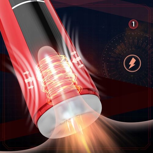 Automatyczny męski Masturbator7trybów pchnięcia i wibracji Przycisk orgazmu na Arena.pl