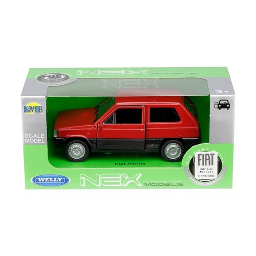 Model 1:34. FIAT Panda, czerwony na Arena.pl